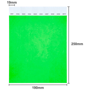 25*250mm Blanc Tyvek Bracelets Papier Bracelet Solide Sécurité Bracelet Papier Bracelets pour Événements - Product Image 4