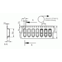 Connecteur de câblage rapide BJB 46.131.2001-0 MiniFlex 1 pôle pour bornier SMD sur circuit imprimé pour éclairage LED