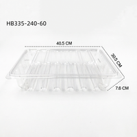 Boîtes d'emballage alimentaire transparentes personnalisables pour pâtisserie, en plastique PET, conteneur d'emballage pour desserts, boîte à gâteaux