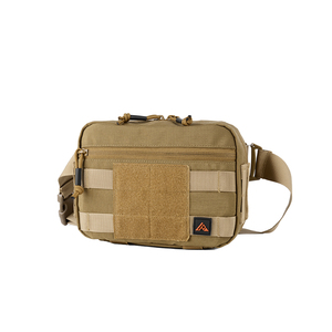 Bolsa táctica LUPU, sistema MOLLE de nailon, cierre de cremallera, unisex, para llevar al aire libre, color beige - Product Image 5