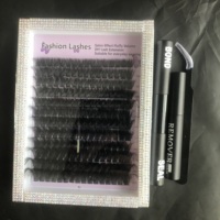 En gros, cils en grappe DIY sous marque privée, cils segmentés DIY sous marque privée, kit de colle et de scellant pour cils DIY, cils segmentés