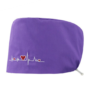 Gorros de Trabajo para Enfermeras en Azul Claro, <span class=keywords><strong>con</strong></span> Banda Absorbente de Sudor, Ajustables y Elásticos, Gorros Quirúrgicos OEM para el Sector Médico y de Salud - Product Image 6