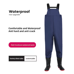 <span class=keywords><strong>Cuissardes</strong></span> de pêche et de chasse en PVC personnalisées, imperméables, anti-salissures, pour le travail, demi-corps, vente en gros OEM - Product Image 3