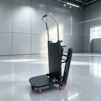 Chariot à escaliers électrique robuste de 400 kg, alimenté par batterie au lithium 48 V, pliable, pour le shopping et les outils, moteur 800 W