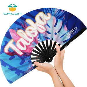 Xách tay người hâm mộ lớn UV Glow Rave cầm tay <span class=keywords><strong>Fan</strong></span> cho kéo Nữ Hoàng cosplay EDM Câu lạc bộ Đảng âm nhạc lễ hội khiêu vũ trang trí nội thất Clack <span class=keywords><strong>Fan</strong></span> - Product Image 1