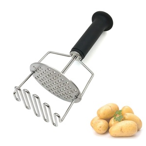 Écraseur manuel robuste pour la cuisine, outils de cuisine en acier inoxydable, écraseur à pommes de terre - Product Image 1