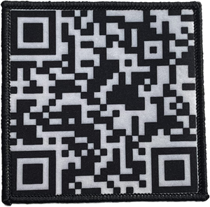 Vente en gros de patchs personnalisés avec <span class=keywords><strong>code</strong></span> <span class=keywords><strong>QR</strong></span>, brodés ou sublimés, à coudre sur les vêtements - Product Image 4