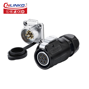 Cnlinko Lp20 Thông Tư Duy Nhất Lỗ Threaded Bảng Điều Chỉnh Phía Sau Gắn 2 3 4 5 7 9 12 14 Pin Không Thấm Nước Hàng Không Cắm Ổ Cắm Kết Nối - Product Image 4