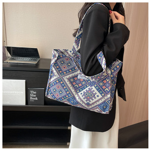 <span class=keywords><strong>2025</strong></span> <span class=keywords><strong>New</strong></span> Arrival quốc gia phong cách thời trang dệt vai <span class=keywords><strong>Canvas</strong></span> Tote Túi cho phụ nữ - Product Image 5