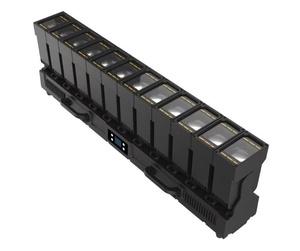 Lumière de tête mobile LED RGBW 12x60W 3 35 °   <span class=keywords><strong>Zoom</strong></span> 32 bits, gradation DMX RDM, éclairage de scène - Product Image 3