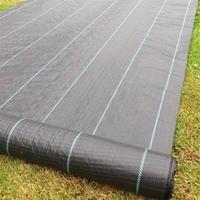 Toile de paillage agricole non tissée anti-mauvaises herbes pour vergers, couverture de sol en tissu pour jardin, anti-UV, noire, service de découpe