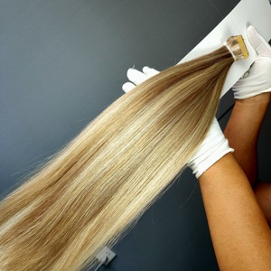 Extensions de cheveux naturels Remy 100% alignées sur les cuticules, vierges, russes, en gros, de la marque Dragonbeauty Factory. - Product Image 3