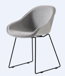 Nordique PP shell demi sellerie avant en métal de siège luge chaise de travail de bureau - Product Image 1