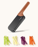 Jiyuan Wavy 304 roestvrijstalen keukenmes JY2102 multifunctioneel decoratief groentesnijder voor aardappelen
