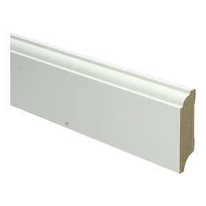 رخيص أبيض بريمر <span class=keywords><strong>MDF</strong></span> مشطوف الحواف خطوة لوح خشبي صوفي <span class=keywords><strong>MDF</strong></span> غلاف نافذة القوالب التفاف - Product Image 4