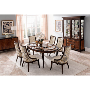 Salle à manger, table et chaises, et armoire de bar à domicile, vin WA426 - Product Image 1