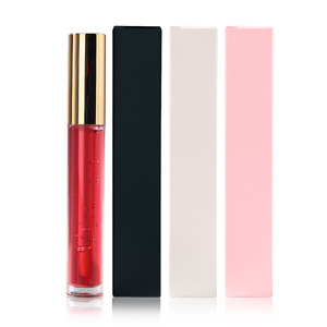 Grand Pinceau 5 Couleurs Fraise Huile pour les Lèvres Changement de Couleur Logo Personnalisé Rose Hydratant Hydratant Fruit Clair Lèvres Plumper Gloss - Product Image 6