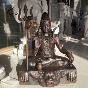 Estatuas <span class=keywords><strong>de</strong></span> Dioses Hindúes Religiosos Personalizadas, Estatua <span class=keywords><strong>de</strong></span> Bronce del <span class=keywords><strong>Dios</strong></span> Shiva, Escultura del <span class=keywords><strong>Dios</strong></span> Indio <span class=keywords><strong>de</strong></span> <span class=keywords><strong>la</strong></span> Destrucción - Product Image 1