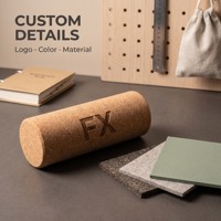 Roller Cork FX Ringan & Portabel untuk Pijat Jaringan Dalam, Pemulihan Otot, Pereda Nyeri Punggung, Yoga, Kebugaran, dan Terapi Fisik