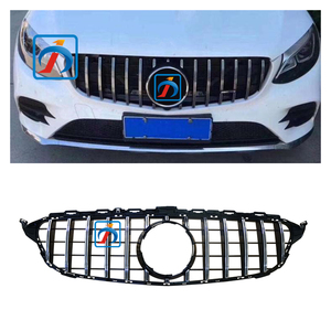 Grille avant pour mercedes-benz C63 C63S <span class=keywords><strong>AMG</strong></span> Silver C Class W205 <span class=keywords><strong>GTR</strong></span>, nouveauté - Product Image 6