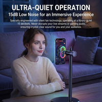 Refroidisseur de téléphone magnétique à semi-conducteurs en gros 15W avec charge sans fil, affichage numérique RGB pour gaming et streaming en direct (iPhone et Android)