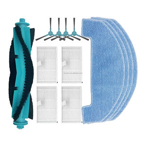 Kit apto para Midea S5 Plus/ <span class=keywords><strong>Cecotec</strong></span> Conga 2299 aspiradora robótica <span class=keywords><strong>repuestos</strong></span> cepillo de rodillo principal cepillo lateral mopa almohadilla de tela bolsa de polvo - Product Image 1
