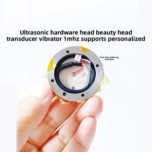 Cabezal ultrasónico <span class=keywords><strong>de</strong></span> belleza 1M3MHZ, cabezal <span class=keywords><strong>de</strong></span> hardware para fisioterapia, chip cerámico piezoeléctrico importado 20/25/28/38mm, China - Product Image 2