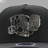 Nuevos Estilos Gorras de Béisbol con Visera Curva y Logotipo Original Bordado en 3D, Efecto Desgastado, Estilo Dad Hat