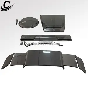 W464 W463a G500 G63 to B Style Bodykit Fit For B700 B800 Rear Wing and Tire Cover Front Bonnet Hood Scoop Roof Spoiler With Led