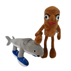 Nuevo Diseño de Figura Tung Tung Tung Sahur, Divertido <span class=keywords><strong>Meme</strong></span> Italiano, Figuras Tralalero Tralala, Peluche Creativo de Tiburón - Product Image 2