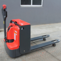 Transpalette électrique Noblelift PTE18L 1,8 tonne 24V avec batterie au plomb-acide, pneus en polyuréthane, longueur de fourche 1220 mm, longue portée