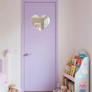 <span class=keywords><strong>ประตู</strong></span>ห้องนอนเด็ก ทำจากไม้จริง ปิดผิวด้วยวีเนียร์ พร้อมกรอบ สำหรับเด็กผู้หญิง แบบบานสวิง - Product Image 2