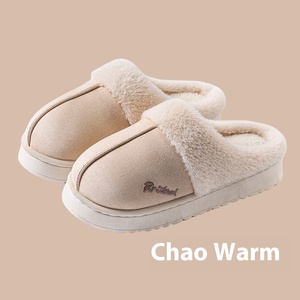 2025 nouvelle maison intérieure femmes pour pantoufles antidérapant fond épais daim avec fourrure chaud hiver intérieur pour pantoufles - Product Image 6