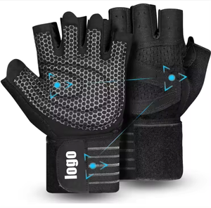 Unisex Anti-Slip Breathable Half Finger <b>Workout</b> Sports Gym Gloves Palm Cycling Resistance <b>Bands</b> - Product Image 1