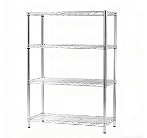 Scaffale Metallico per Stoccaggio, Robusto Scaffale a Filo, Ripiano per Coltivazione Funghi, Scaffale per Piante, per Ufficio e Magazzino - Product Image 1