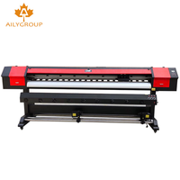 Gran formato ancho 1,8 m 1,9 m 2,5 m 3,2 metros dx5 cabezal xp600 cabeza impresora eco solvente plotter de corte graphtec más asequible