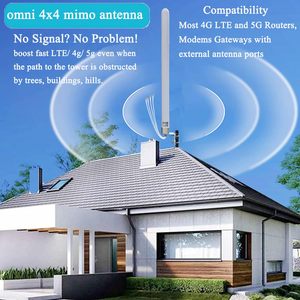 Antena Omnidireccional 4x4 5G 600-6000MHz para Internet Doméstico 5G/4G/LTE/WiFi Celular - Antena Omnidireccional 5G - Product Image 6