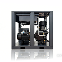 Compresor de Aire de Tornillo Eléctrico Industrial de Dos Etapas ZAKF de 30 HP, 8 bar, 10 bar, PM VSD, Compresor de Aire Inyectado con Aceite