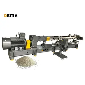 Extrusion Granulator Twin Screw Extruder For PLA Corn Starch PBAT 100% Biodegradable Plastic Resin Granules