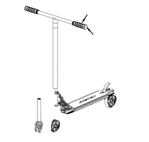 OEM 2025 Aluminium Léger <span class=keywords><strong>2</strong></span>-PU Wheel Kick Scooter <span class=keywords><strong>Street</strong></span> Edition Pro Planar Stunt pour City Park Riding Outdoor Use 120kg Max - Product Image 1