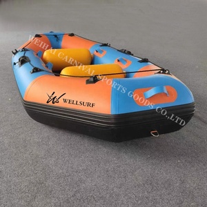 Balsa Salvavidas Inflable de PVC de 0.9mm, Certificada por la CE, Fabricada en China, Modelo SR400 Roja, para 8 Personas - Product Image 4
