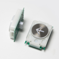 Bouton poussoir d'ascenseur moderne en métal DA482/MTD482A101G03/G01 pour Mitsubishi Lingyun 2 boutons DC12V