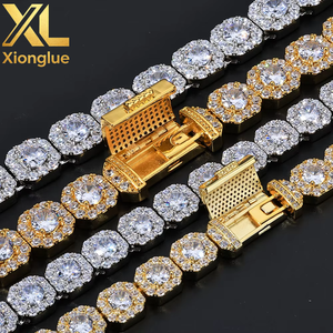 Hip Hop Copper Alloy High End Iced Tennis Cuban <b>Chain</b> Claw Setting 0.3m Plating Anti Non Tarnish Free Fashion <b>Necklaces</b> - Product Image 4