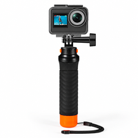 Poignée flottante multifonctionnelle pour prise de vue sous-marine compatible avec GoPro et smartphone