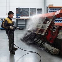 Nettoyeur haute pression à eau froide 500 bar 50 MPa pour le décapage des surfaces en béton, moteur diesel, pompe triplex robuste