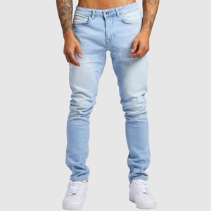 E0105TA07 Jeans negros lavados estilo personalizado de <span class=keywords><strong>la</strong></span> <span class=keywords><strong>calle</strong></span> alta de gran tamaño para los hombres - Product Image 5