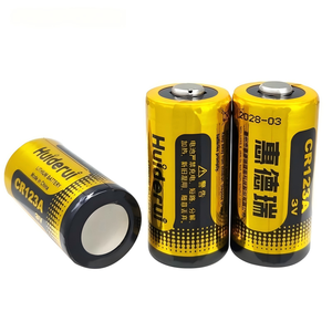 Batterie au lithium durable haute capacité <span class=keywords><strong>Huiderui</strong></span> <span class=keywords><strong>CR123A</strong></span> 3V 1400mAh Li-MnO2 pour détecteur de fumée ANKA AJ-97, batterie remplaçable - Product Image 3