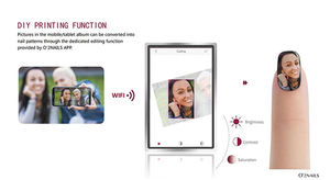 Imprimante à ongles automatique professionnelle, machine d'impression d'art d'ongles 3D - Product Image 4