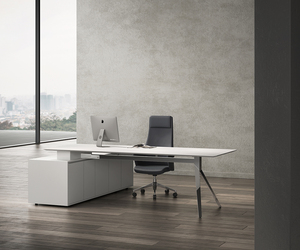 Sang Trọng Hiện Đại Quản Lý Bàn Bền Thiết Kế Mới Đồ Nội Thất Văn Phòng Sang Trọng Bằng Gỗ Bảng Điều Chỉnh Máy Trạm Bàn Máy Tính - Product Image 6