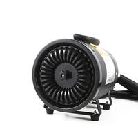 Tondeuse électrique personnalisée 2400W avec lames, souffleur pour chien, en fer noir et plastique, réglage de l'air et de la température, écologique, 6 heures d'autonomie